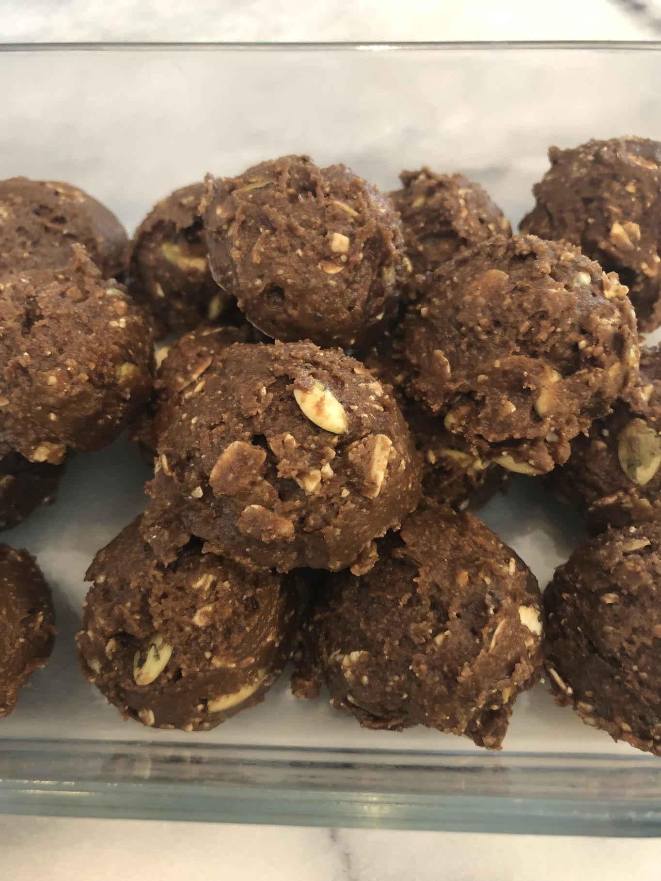 Cacao Pumpkin and Flax Seed Balls