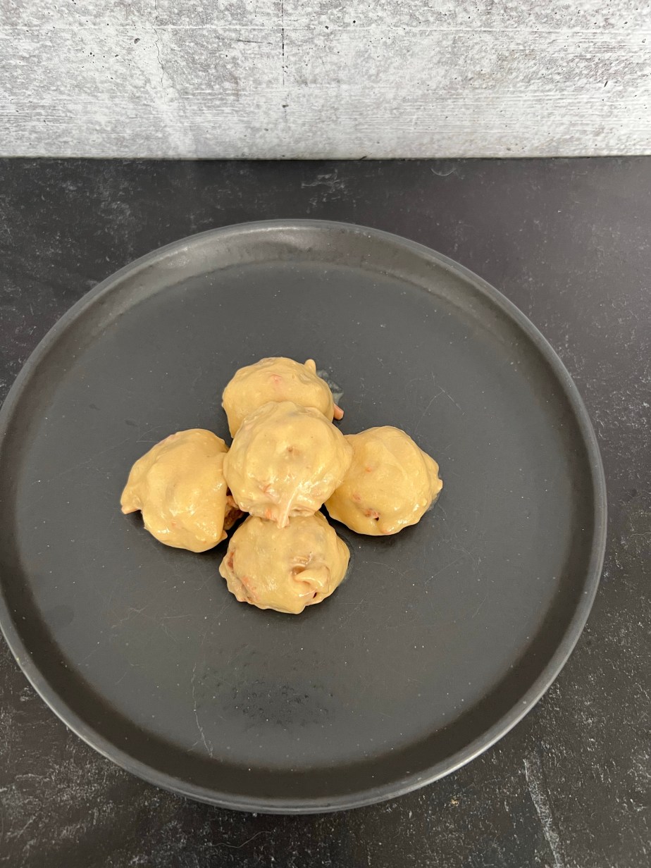 Maple Cream Cheese Coated Carrot Balls
